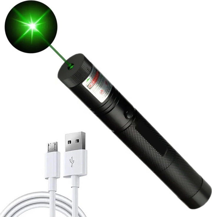 Rechargeable Laser Pointer Metal Pen USB