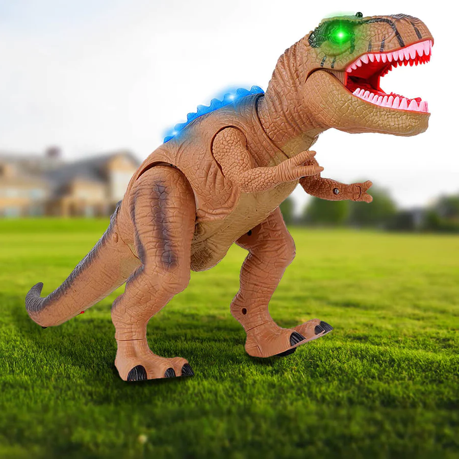 Remote Control T-Rex Dinosaur Toy with LED Light