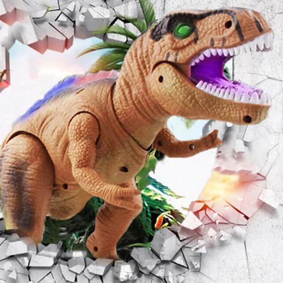 Remote Control T-Rex Dinosaur Toy with LED Light