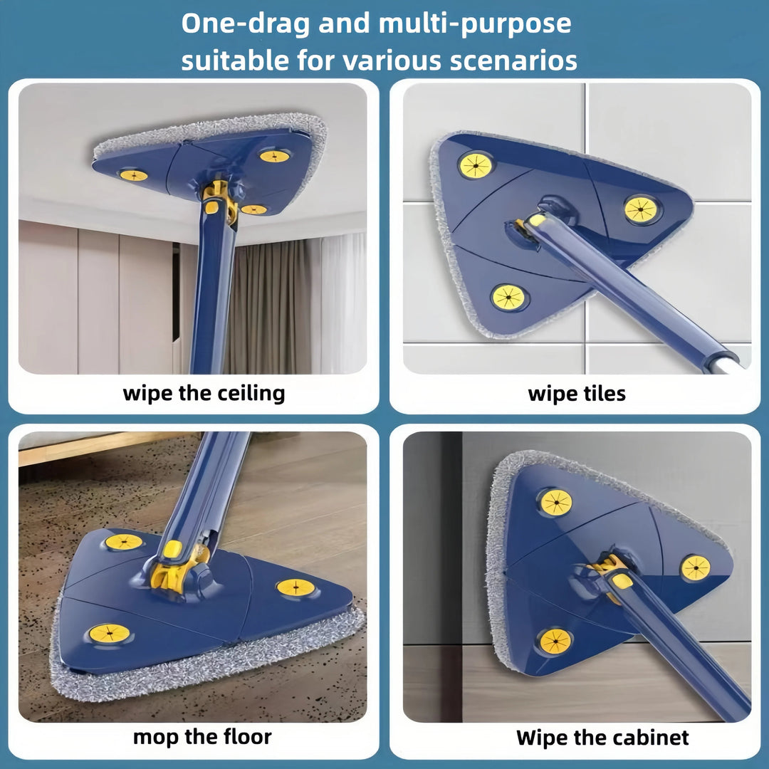 360 Degree Triangle Mop for Hardwood and Tile Cleaning