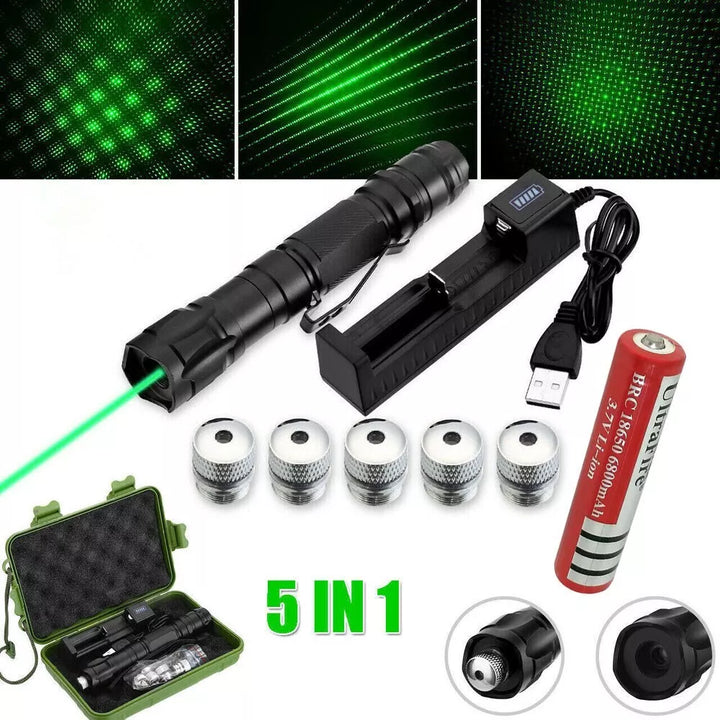 Rechargeable Laser Pointer Torch Long Range