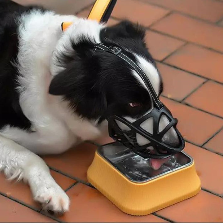 Adjustable Nylon Dog Muzzle Safety Device Canine Muzzle