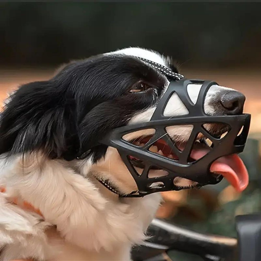 Adjustable Nylon Dog Muzzle Safety Device Canine Muzzle