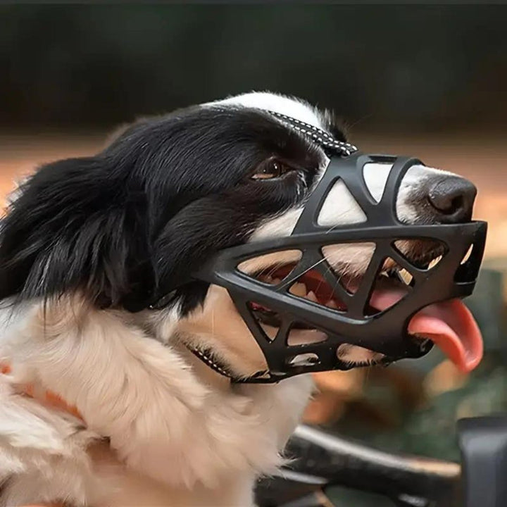 Adjustable Nylon Dog Muzzle Safety Device Canine Muzzle