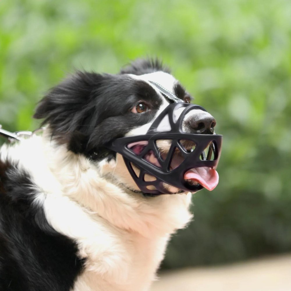 Adjustable Nylon Dog Muzzle Safety Device Canine Muzzle