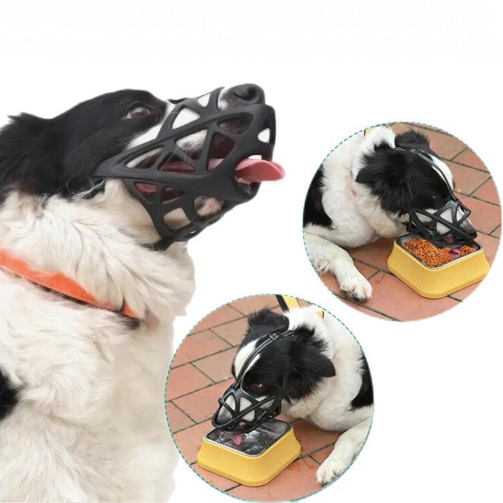 Adjustable Nylon Dog Muzzle Safety Device Canine Muzzle