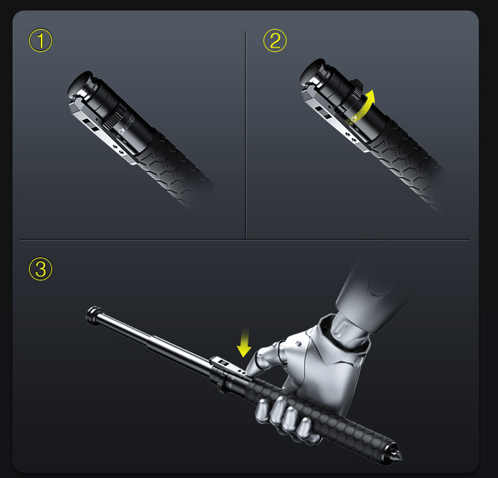 Jowsie  Telescopic Stick - Adjustable