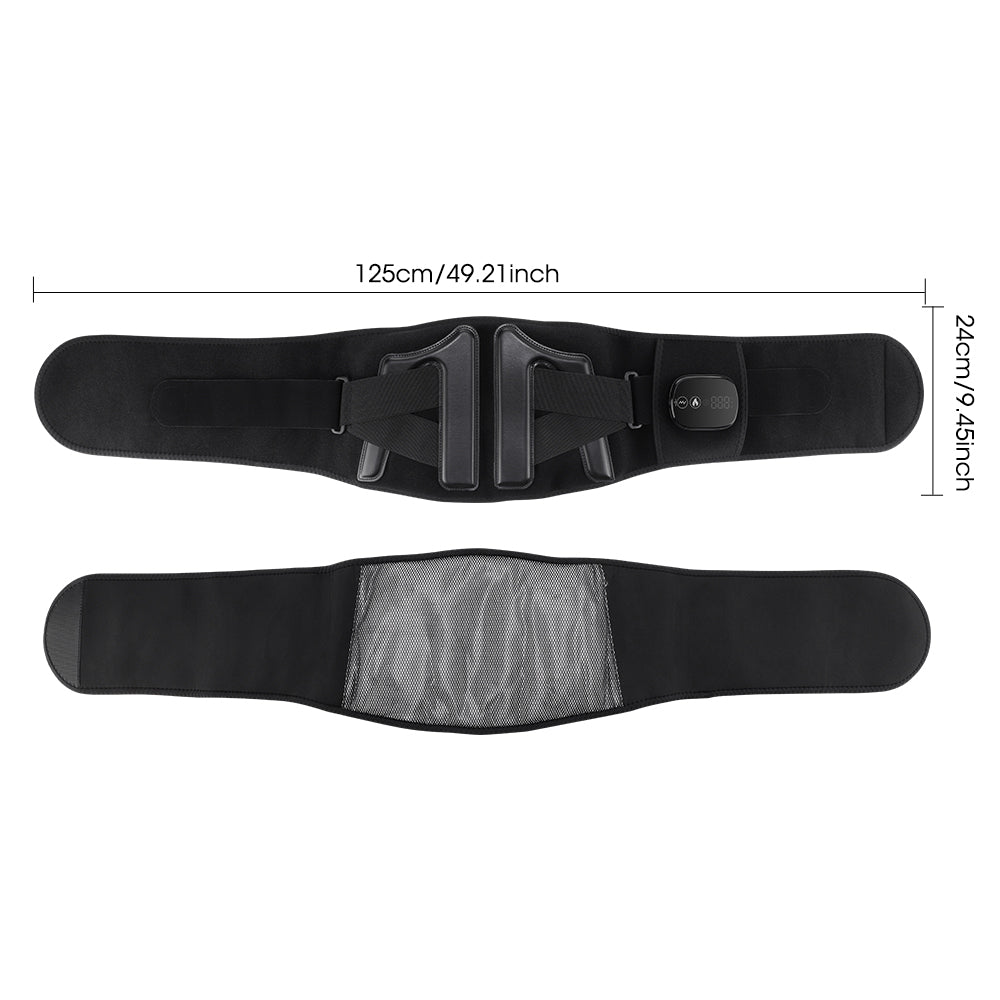 Elastic Waist Support Belt LED Massage Function