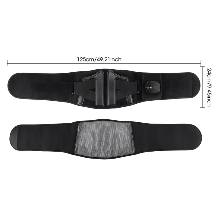 Elastic Waist Support Belt LED Massage Function
