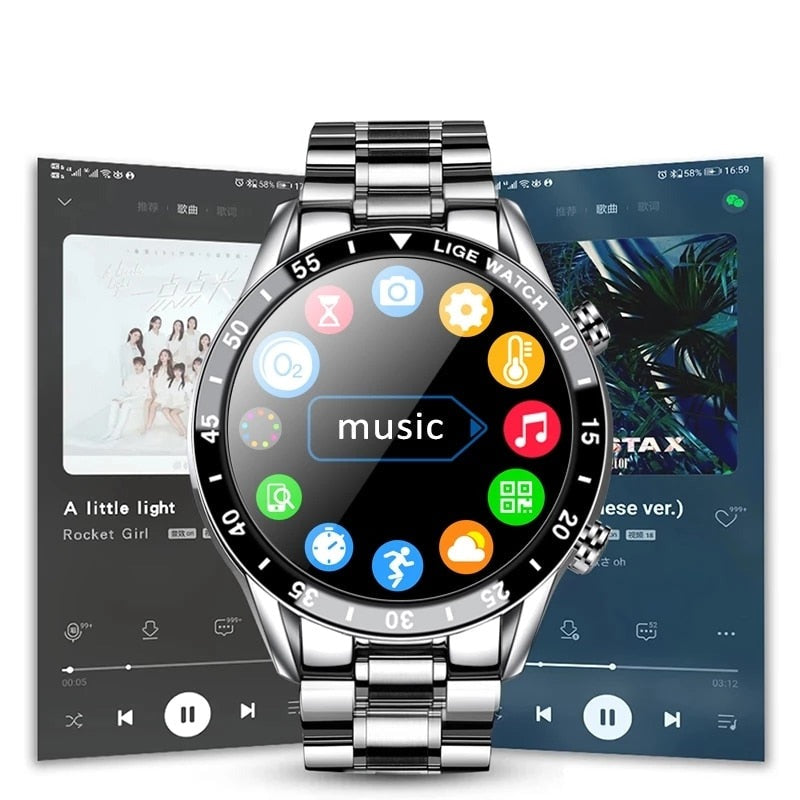 Circular Multi-functional Smartwatch with Features