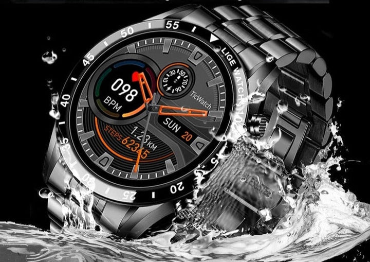Circular Multi-functional Smartwatch with Features