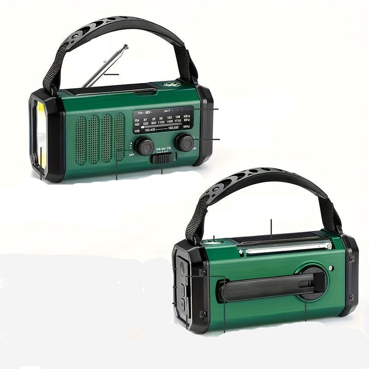 Solar Emergency Radio Power Bank LED Lamp
