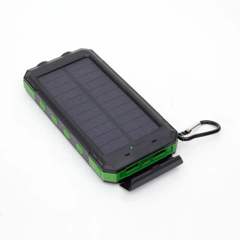 Solar Power Bank Charger Waterproof Portable Battery Pack