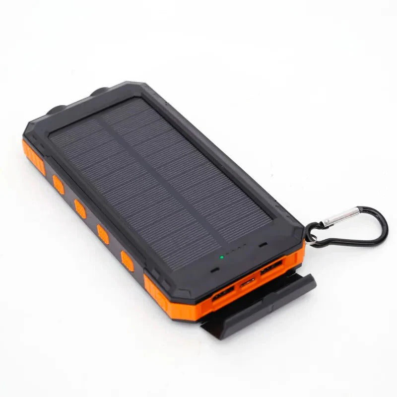Solar Power Bank Charger Waterproof Portable Battery Pack