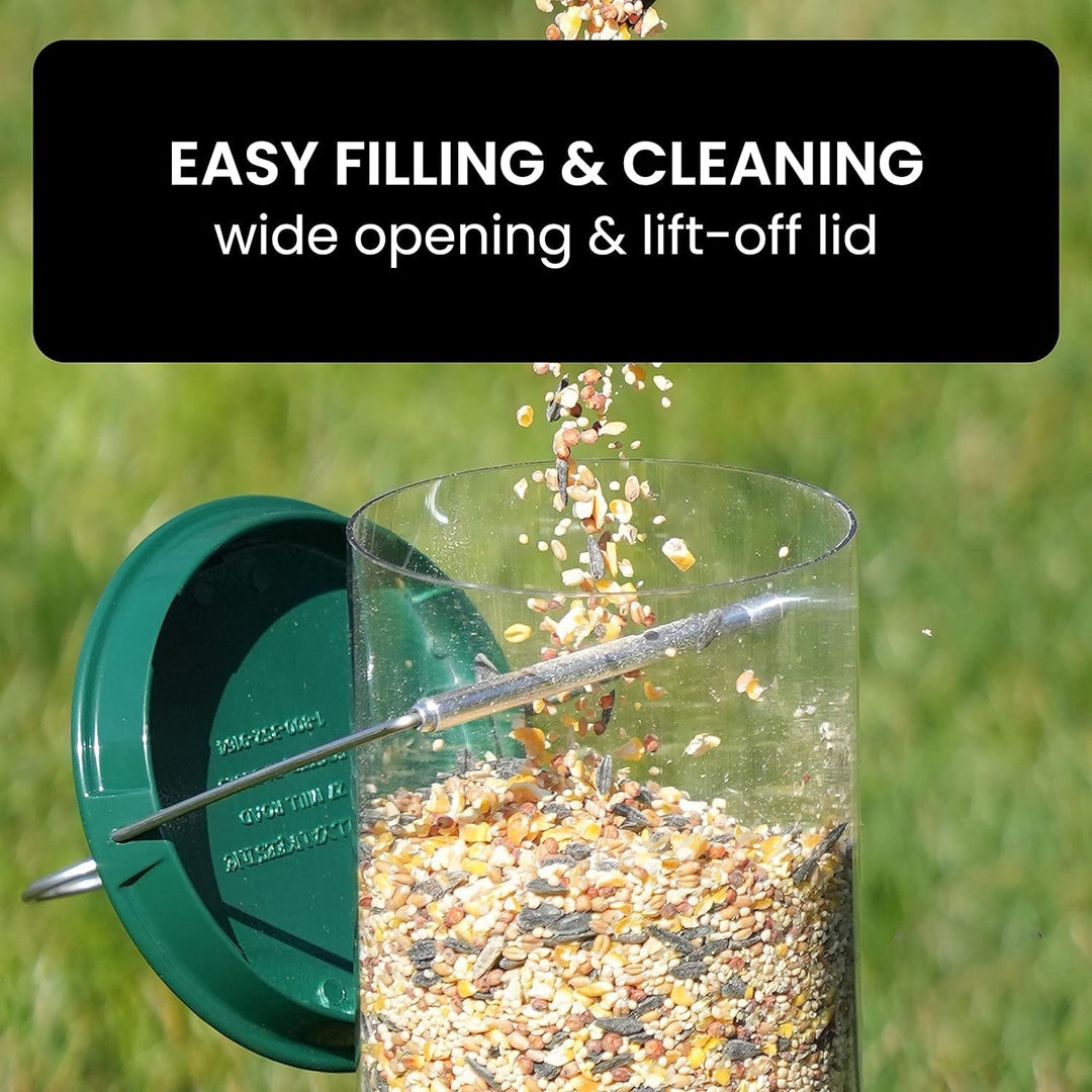 Squirrel Proof Bird Feeder Hanging Outdoor Feeder