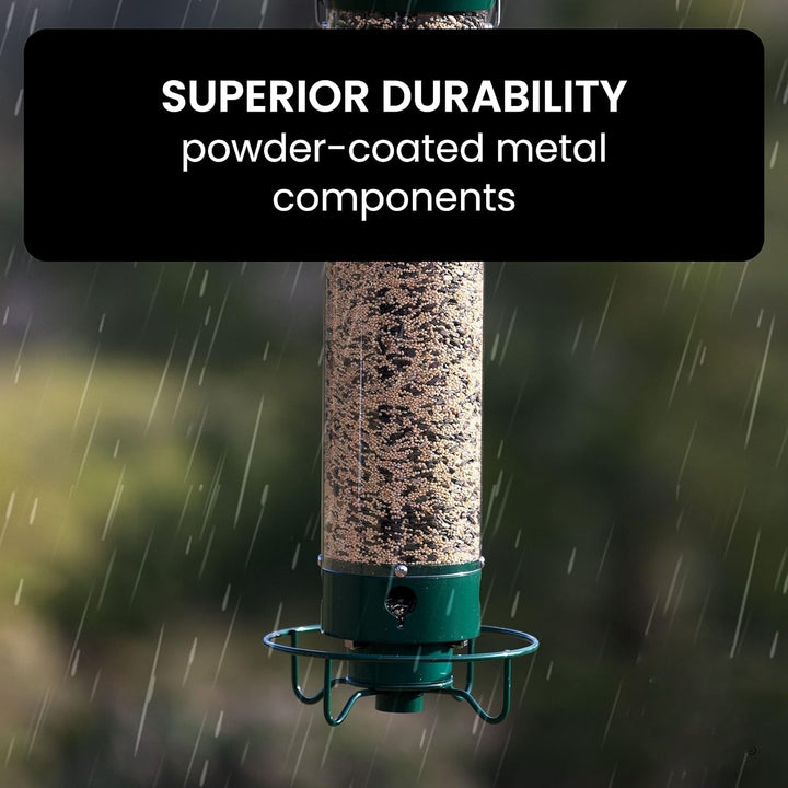 Squirrel Proof Bird Feeder Hanging Outdoor Feeder