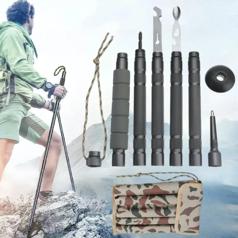 Hiking Walking Stick Survival Pole