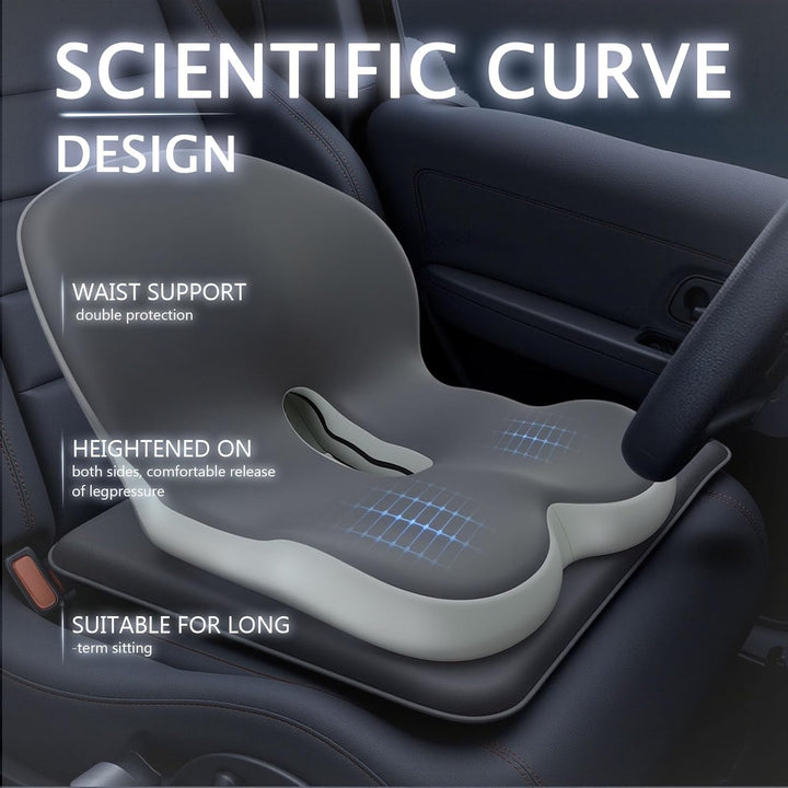 Truck Seat Cushion Memory Foam Lumbar Support Pillow