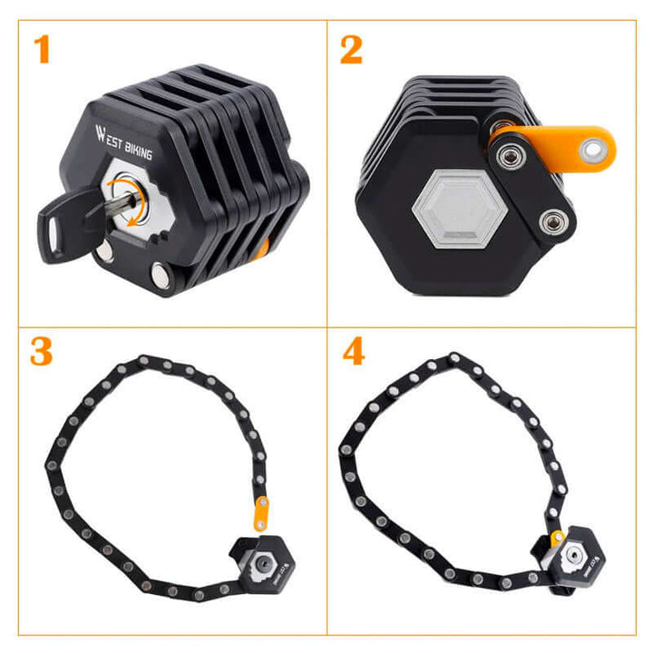 U-Shaped Bicycle Lock Security Lock