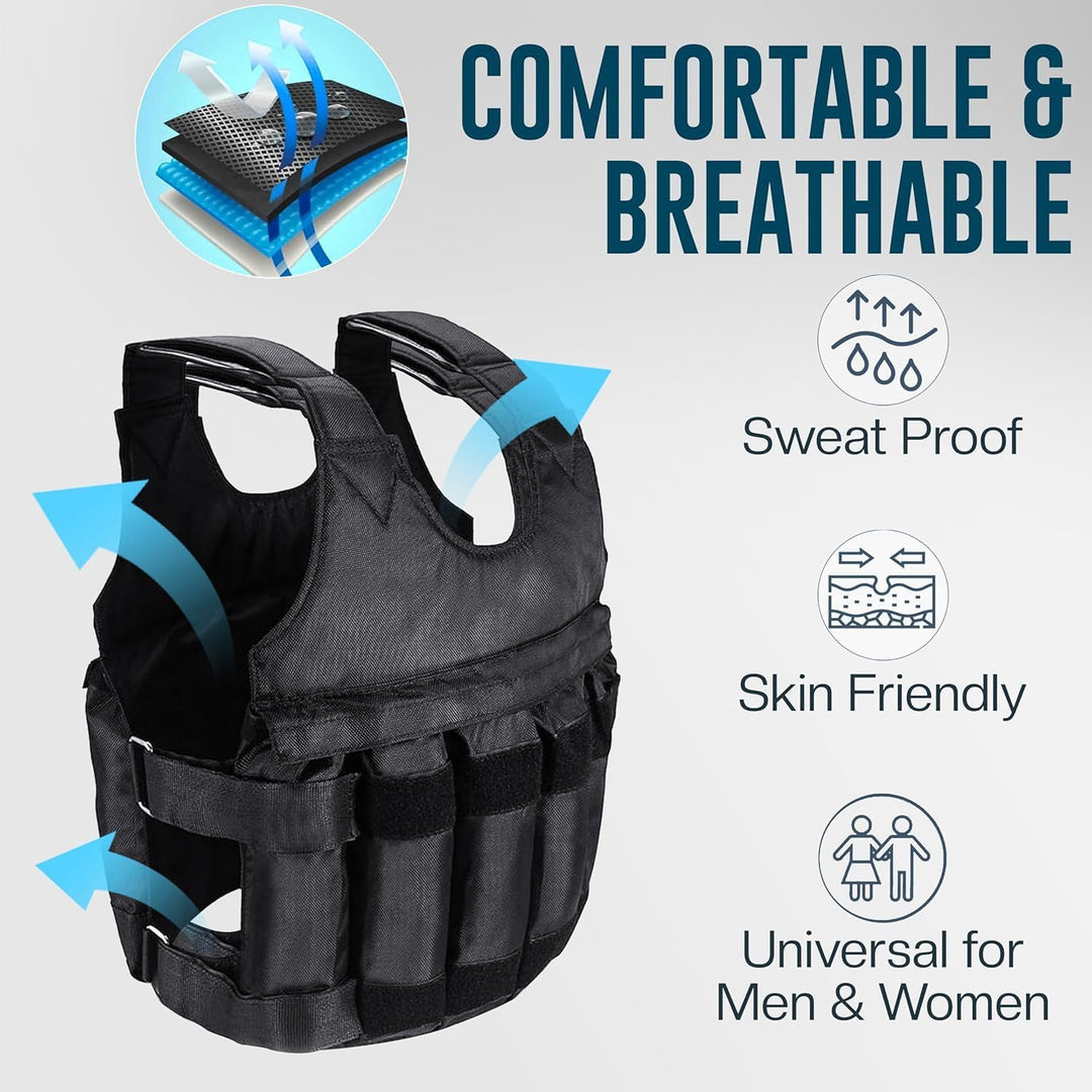 Weighted Training Vest 5Kg 10Kg 20Kg