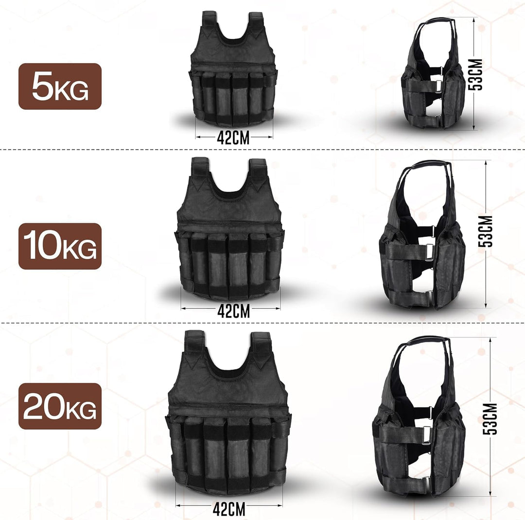 Weighted Training Vest 5Kg 10Kg 20Kg