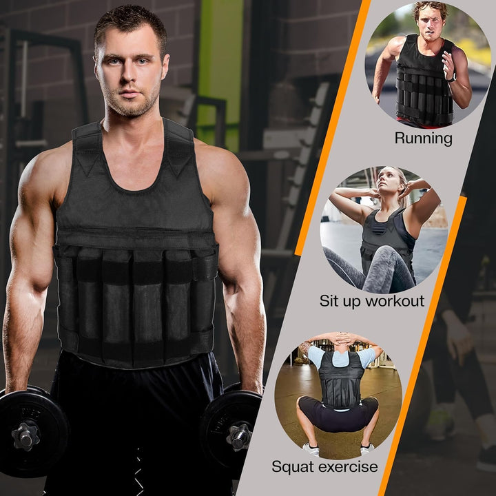 Weighted Training Vest 5Kg 10Kg 20Kg