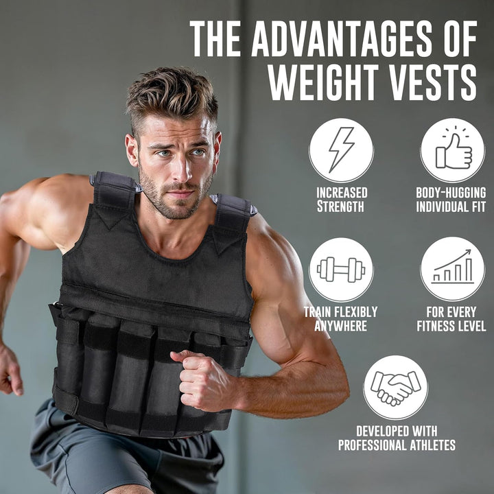 Weighted Training Vest 5Kg 10Kg 20Kg