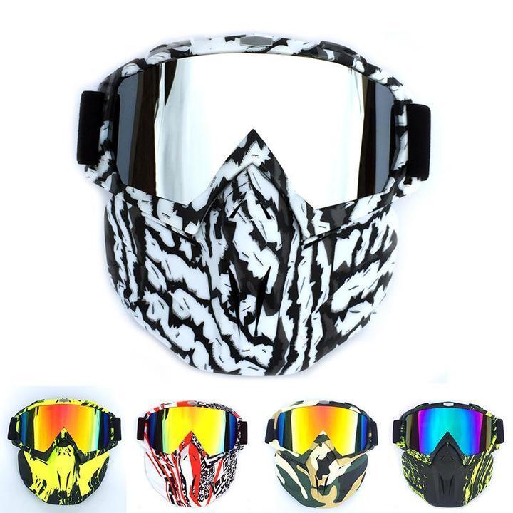Ski Goggles with Storage Box Windproof Anti-Fog