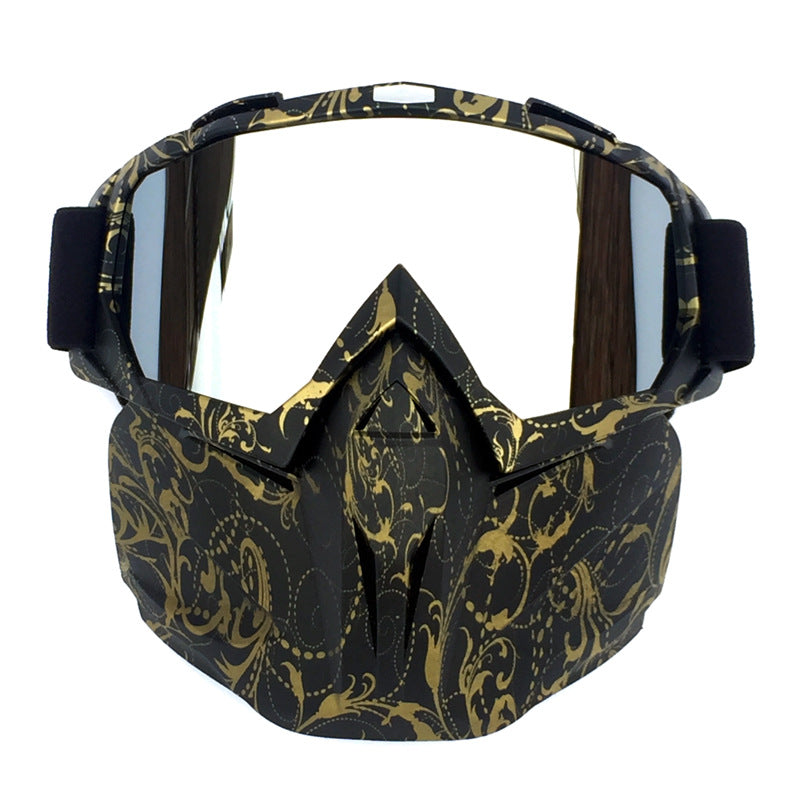 Ski Goggles with Storage Box Windproof Anti-Fog