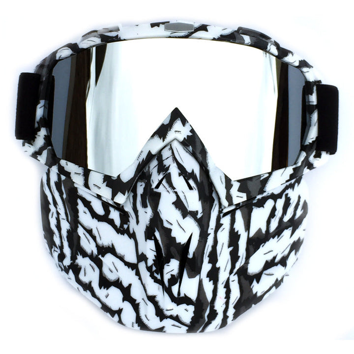 Ski Goggles with Storage Box Windproof Anti-Fog