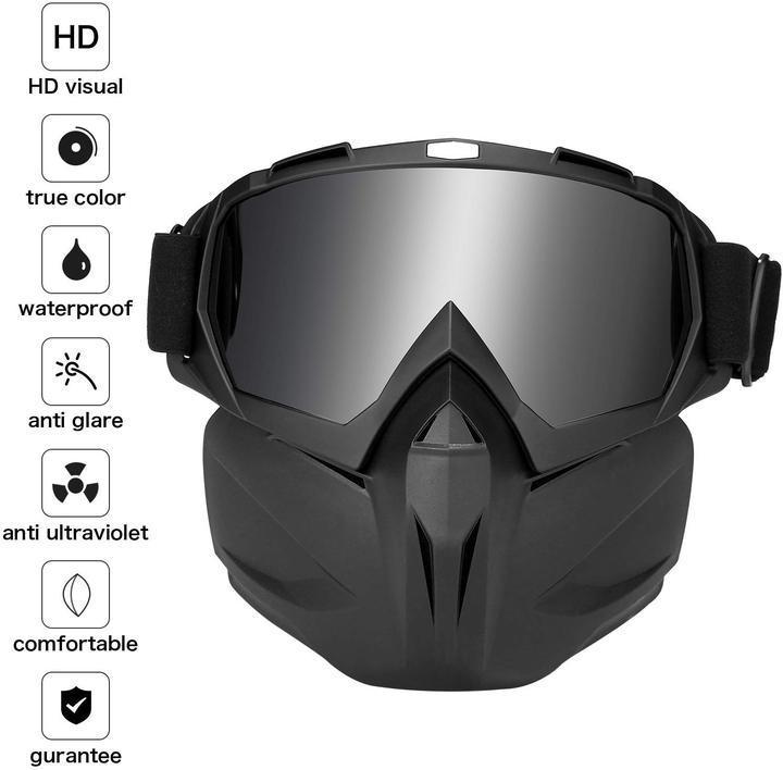 Ski Goggles with Storage Box Windproof Anti-Fog