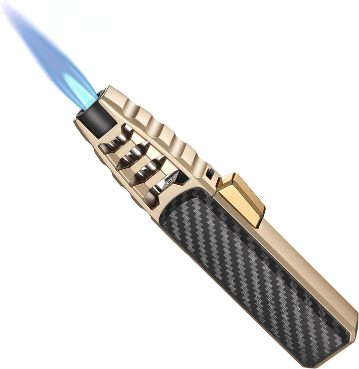 Butane Torch Lighter Windproof Portable Flame Igniter
