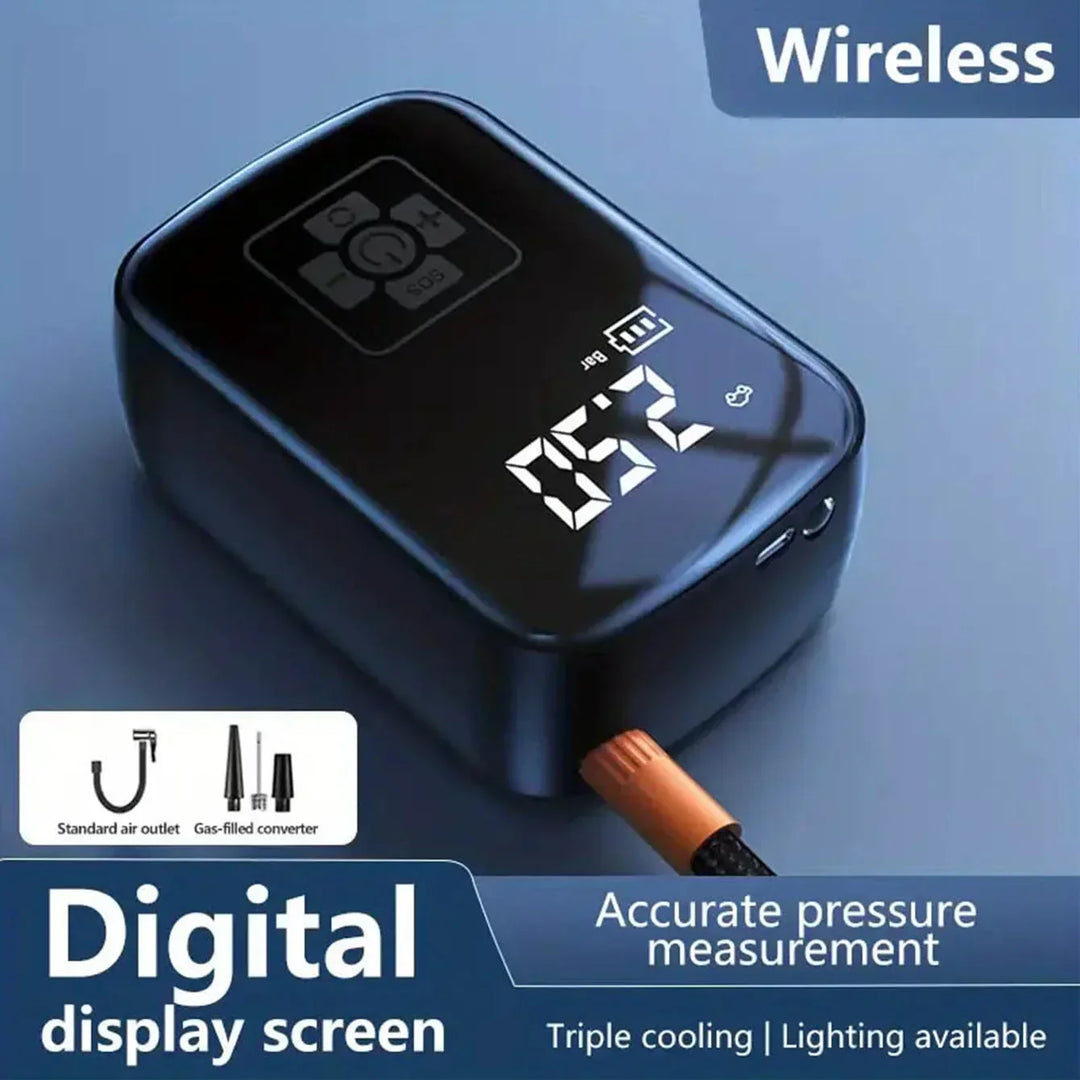 Wireless Car Air Compressor Digital Display Pump