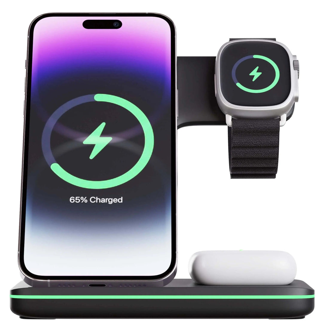 Wireless Charging Dock Station for iPhone Apple Watch