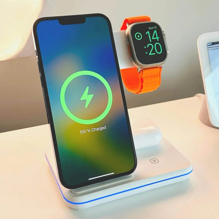 Wireless Charging Dock Station for iPhone Apple Watch