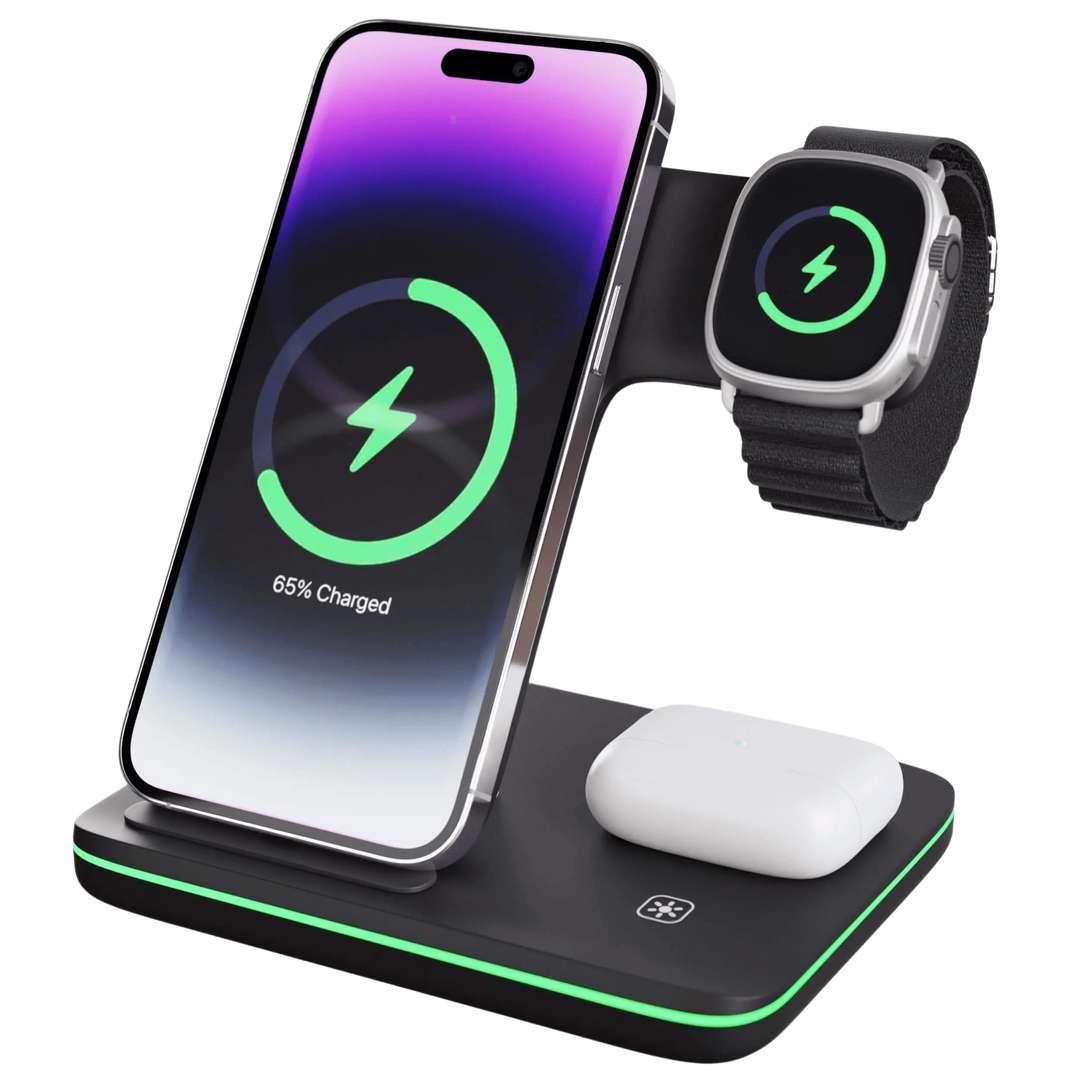 Wireless Charging Dock Station for iPhone Apple Watch