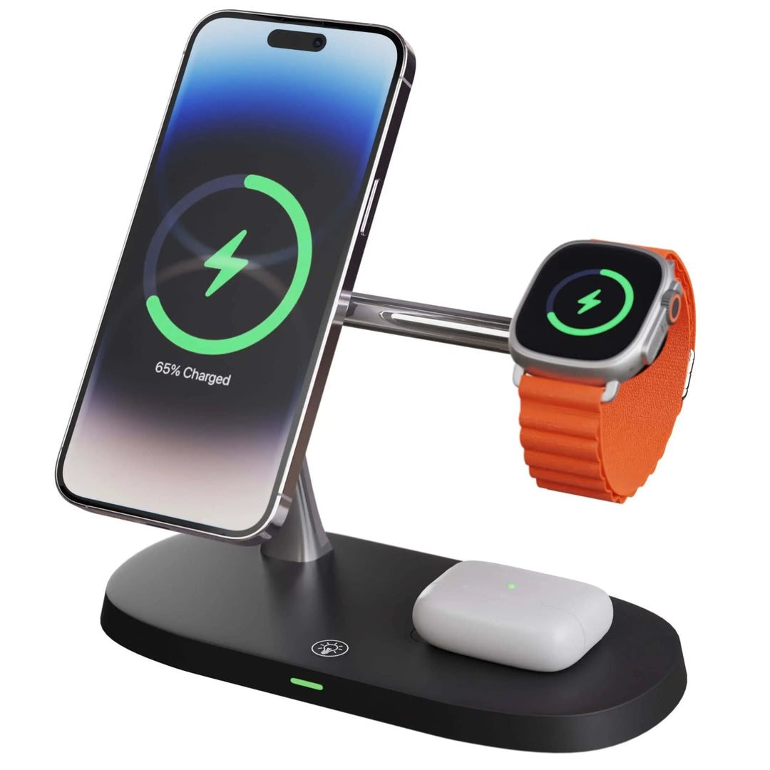 Wireless Charging Station Fast Charge Pad Multiple Devices