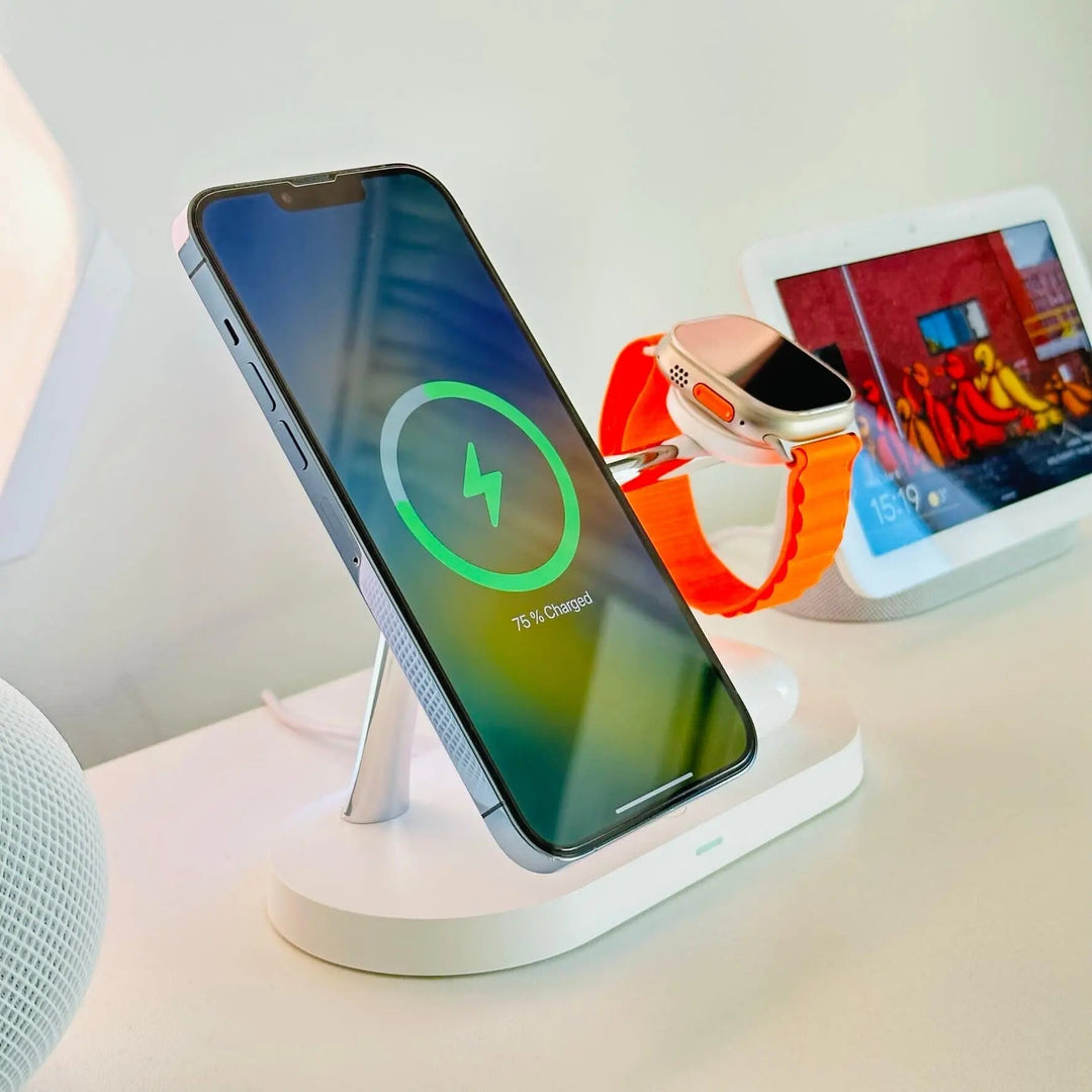 Wireless Charging Station Fast Charge Pad Multiple Devices