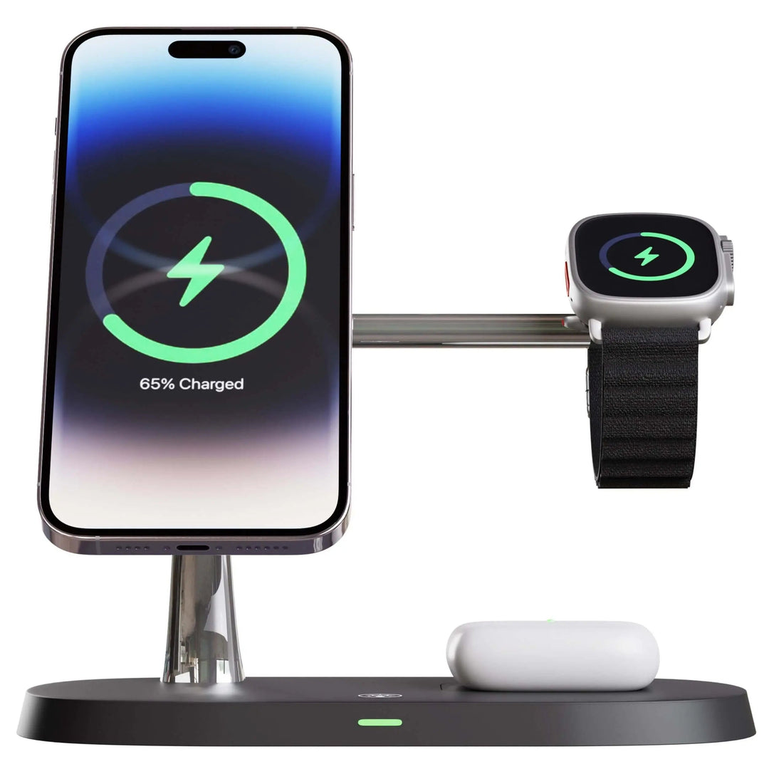 Wireless Charging Station Fast Charge Pad Multiple Devices