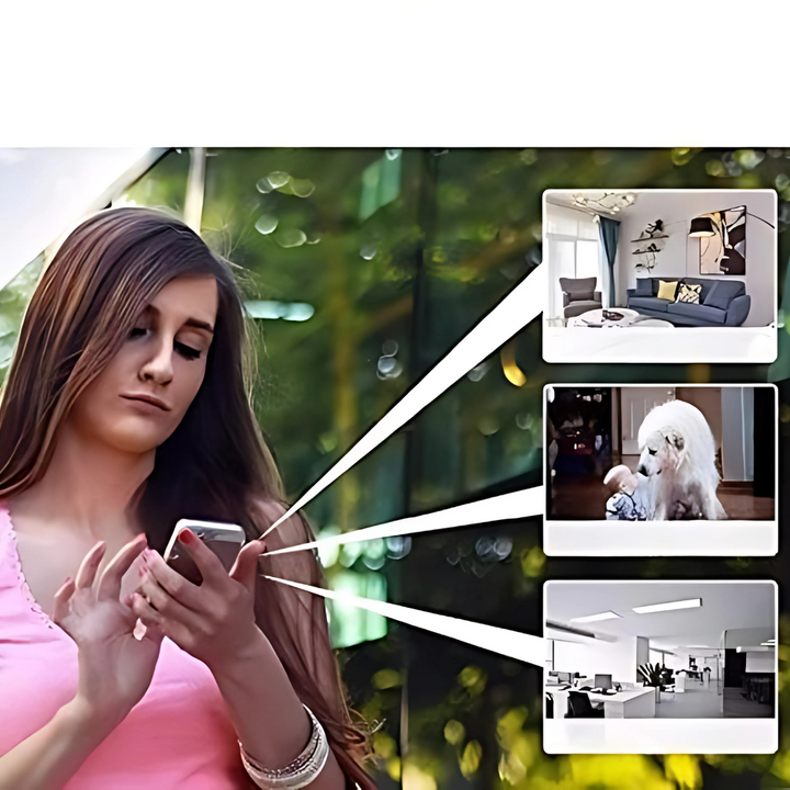 Wireless Indoor Security Camera HD 1080p Surveillance System
