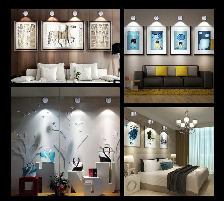 Wireless Circular LED Spotlight Ceiling Light